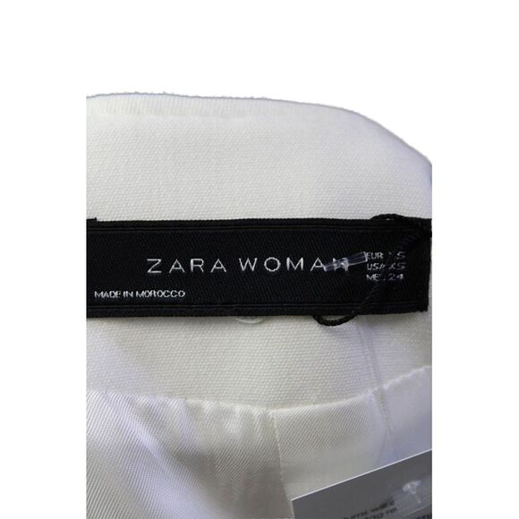 Zara Women's Long Sleeves Round Neck Tassel Long Jacket Beige Size XS - Picture 7 of 7